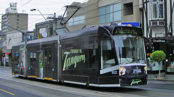 Yarra Trams Siemens Combino Tanquery 3522
